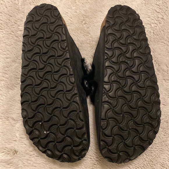 Birkenstock Blair Shearling slip on mules size 38 or 7.-75 - Picture 4 of 7